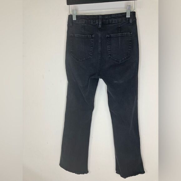 KanCan high-rise black flare jeans Sz 5 - Picture 8 of 9